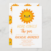 恐竜の赤ちゃんシャワー赤ちゃんシャワー 招待状 (正面/裏面)