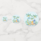 恐竜の赤ちゃんシャワー コンフェッティ (正面)