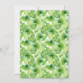 恐竜の赤ちゃんシャワー サンキューカード (裏面)