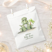 恐竜の赤ちゃんシャワー フェイバーバッグ (クリップ留めされた状態)