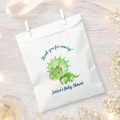 恐竜の赤ちゃんシャワー フェイバーバッグ (クリップ留めされた状態)