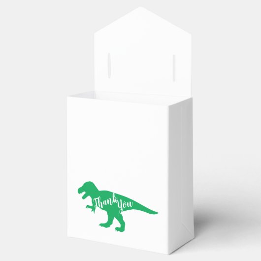 恐竜の赤ちゃんシャワー フェイバーボックス (オープン)