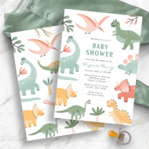 恐竜の赤ちゃんシャワー