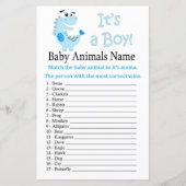 恐竜の赤ちゃん動物の名前ゲーム (正面)