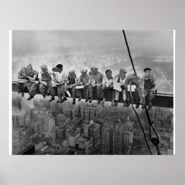 恐竜の超高層ビル ポスター