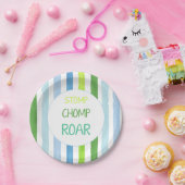 恐竜の足音の響き ペーパープレート (パーティー)