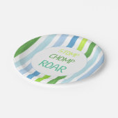 恐竜の足音の響き ペーパープレート (アングル)