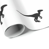 恐竜の輪郭のジュラ紀時代 ラッピングペーパー (ロールコーナー)