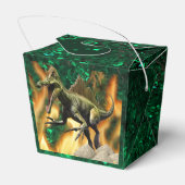 恐竜の轟音イラストレーション火葉の誕生日 フェイバーボックス (裏面サイド)