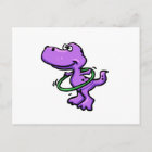 恐竜の遊フラ輪 ポストカード