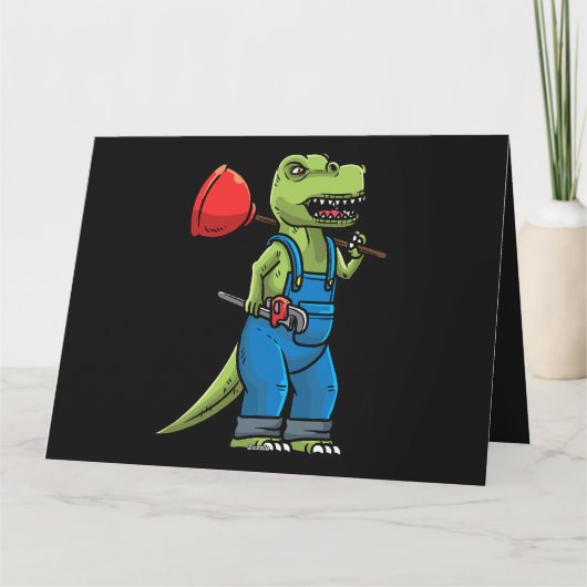 恐竜の配管工 カード (裏面)