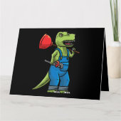 恐竜の配管工 カード (正面)