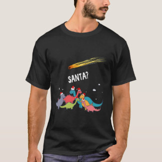 恐竜の醜いクリスマスセーターメリーの絶滅S Tシャツ