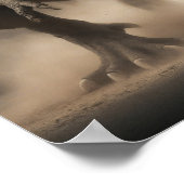 恐竜の野生動物のドラマチックエレガントなポートレートアート ポスター (角)