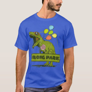 恐竜の間違ったおもしろい公園Tレックス Tシャツ