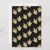 恐竜の雄叫び バースデーパーティー 招待状 (裏面)