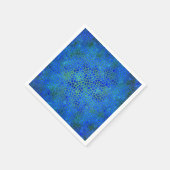 恐竜の青い隠れ家 スタンダードカクテルナプキン (角)