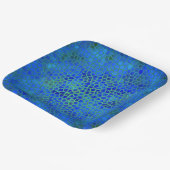 恐竜の青い隠れ家 ペーパープレート (傾斜あり)