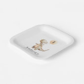 恐竜の風船 ペーパープレート (傾斜あり)