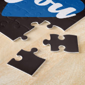 恐竜の飼育員による性ベビーの暴露 ジグソーパズル (側面)