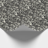 恐竜の骨冒険 ラッピングペーパー (角)