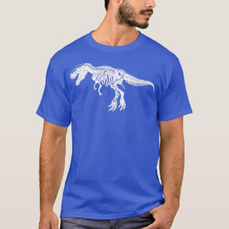 恐竜の骨格おもしろい爬虫類動物愛好家グラフ Tシャツ