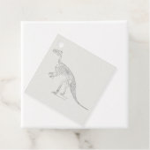 恐竜の骨格芸術 フェイバータグ (インサイチュ)