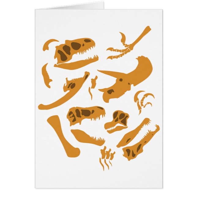 恐竜の骨 (正面)