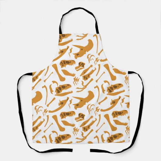 恐竜の骨 エプロン (正面)