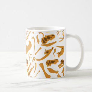 恐竜の骨 コーヒーマグカップ