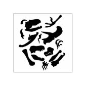 恐竜の骨 ラバースタンプ (インプリント)