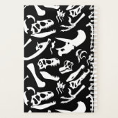 恐竜の骨（白黒） プランナー手帳 (裏面)