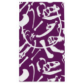 恐竜の骨（紫） スモールペーパーバッグ (裏面)