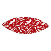 恐竜の骨（赤） アメリカンフットボール (パネル)