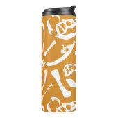 恐竜の骨(金ゴールド) タンブラー (回転左)