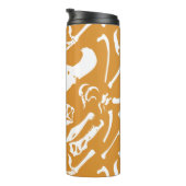 恐竜の骨(金ゴールド) タンブラー (回転右)