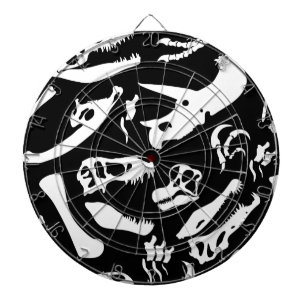 恐竜の骨(黒) ダーツボード