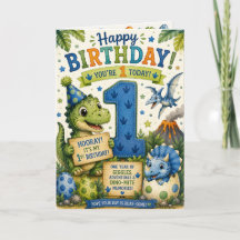 恐竜の1歳の誕生日