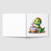 恐竜の1歳の誕生日 ゲストブック (全面)