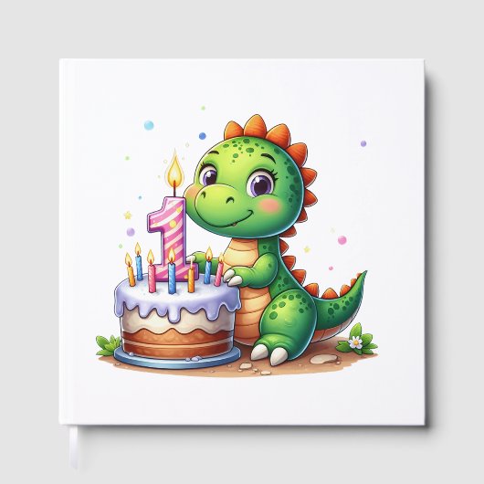 恐竜の1歳の誕生日 ゲストブック (正面)