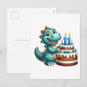 恐竜の11歳の誕生日 シーズンポストカード (正面/裏面)