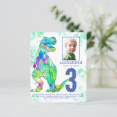 恐竜の3番目の誕生日パーティー写真 (スタンド正面)