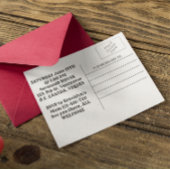 恐竜の4歳誕生日パーティーの招待状 ポストカード