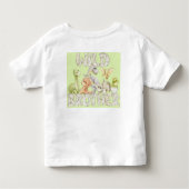 恐竜の「野生の兄弟」 トドラーTシャツ (裏面)