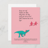 恐竜のAIで生成されたカードに追われる シーズンカード (正面/裏面)