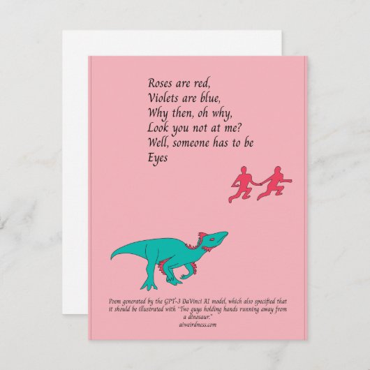 恐竜のAIで生成されたカードに追われる シーズンカード (正面/裏面)