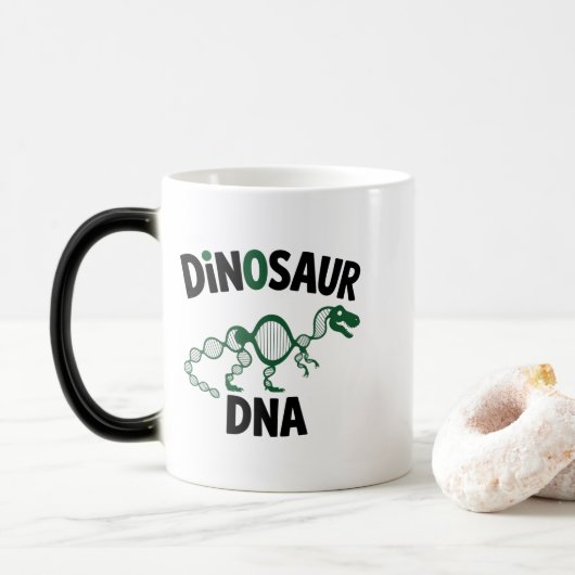 恐竜のDNA – 遺伝先史時代のデザイン モーフィングマグカップ (ドーナツ)