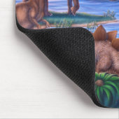 恐竜のmousepad マウスパッド (コーナー)