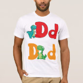恐竜のTシャツ用D Tシャツ (正面)