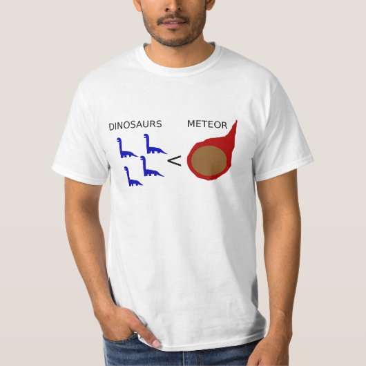 恐竜のTシャツ Tシャツ (正面)